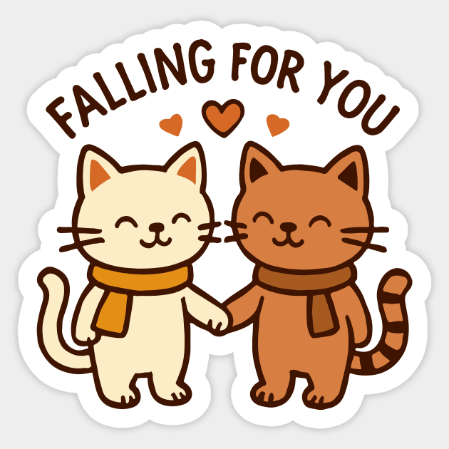 Falling for you Sticker by CreativeSage